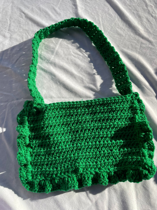 Green Small Wavy Bag